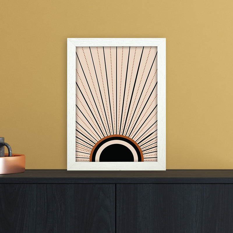 Boho Sunrise 2 Art Print by Essentially Nomadic A4 Oak Frame
