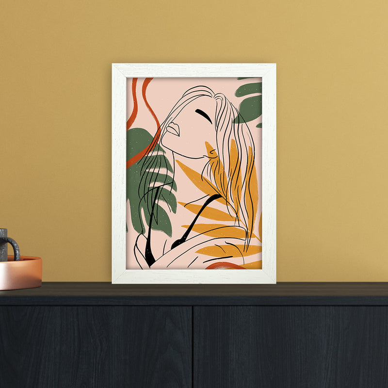 Girl 1 2x3 Art Print by Essentially Nomadic A4 Oak Frame