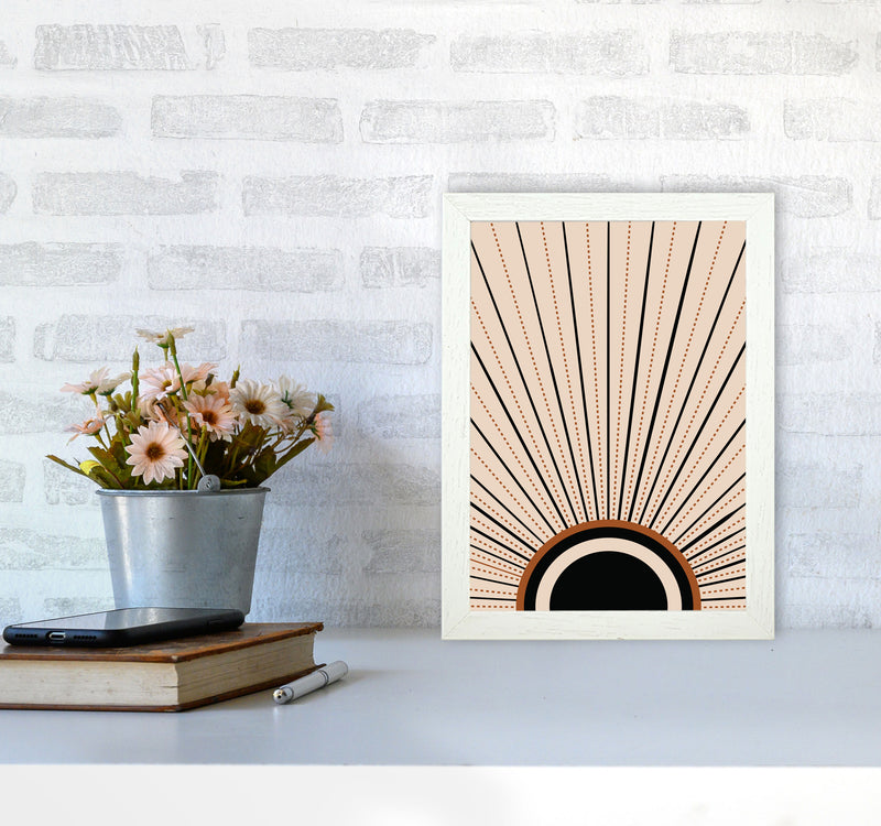 Boho Sunrise 2 Art Print by Essentially Nomadic A4 Oak Frame