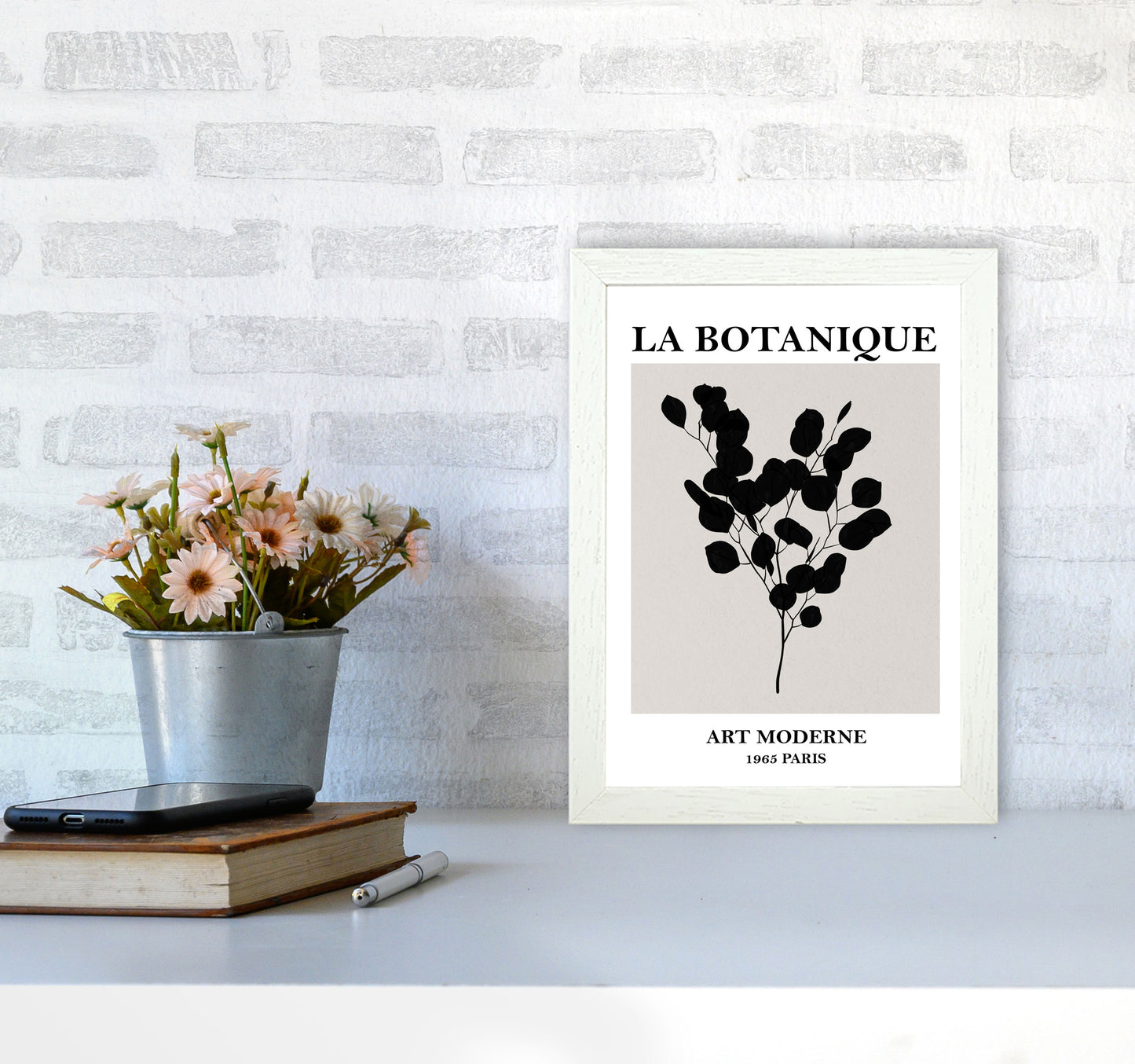 Museum La Botanique Art Print by Essentially Nomadic A4 Oak Frame