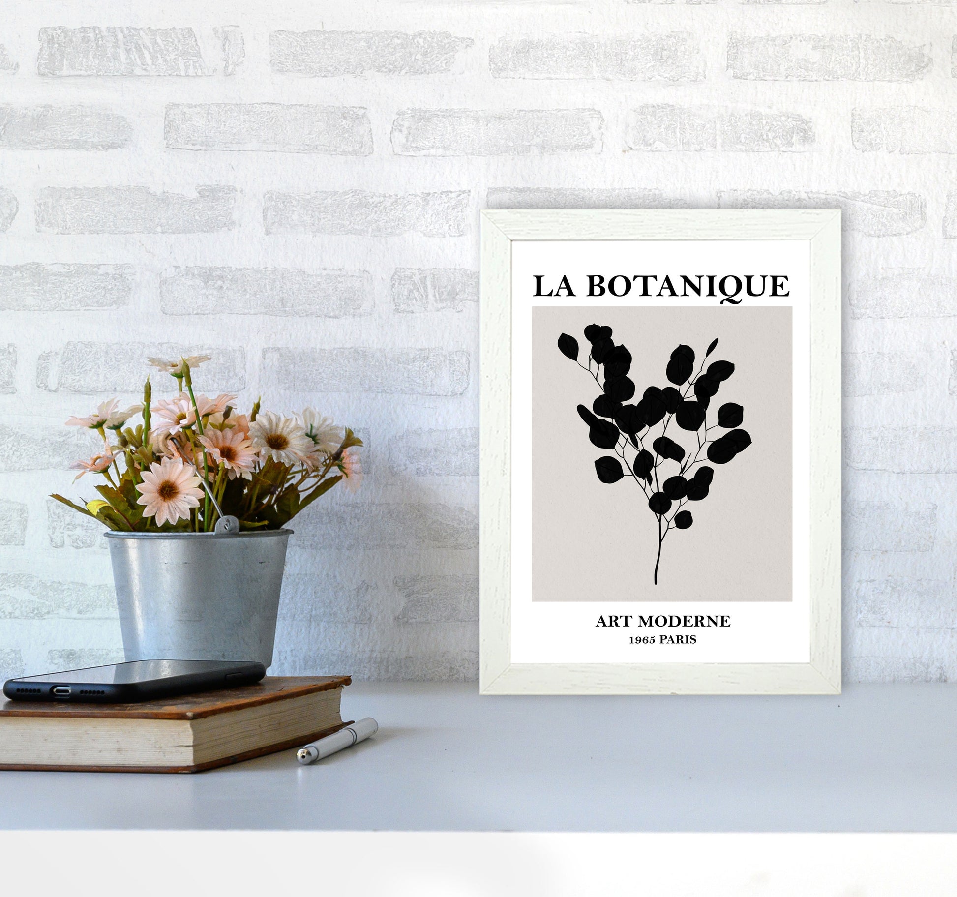 Museum La Botanique Art Print by Essentially Nomadic A4 Oak Frame