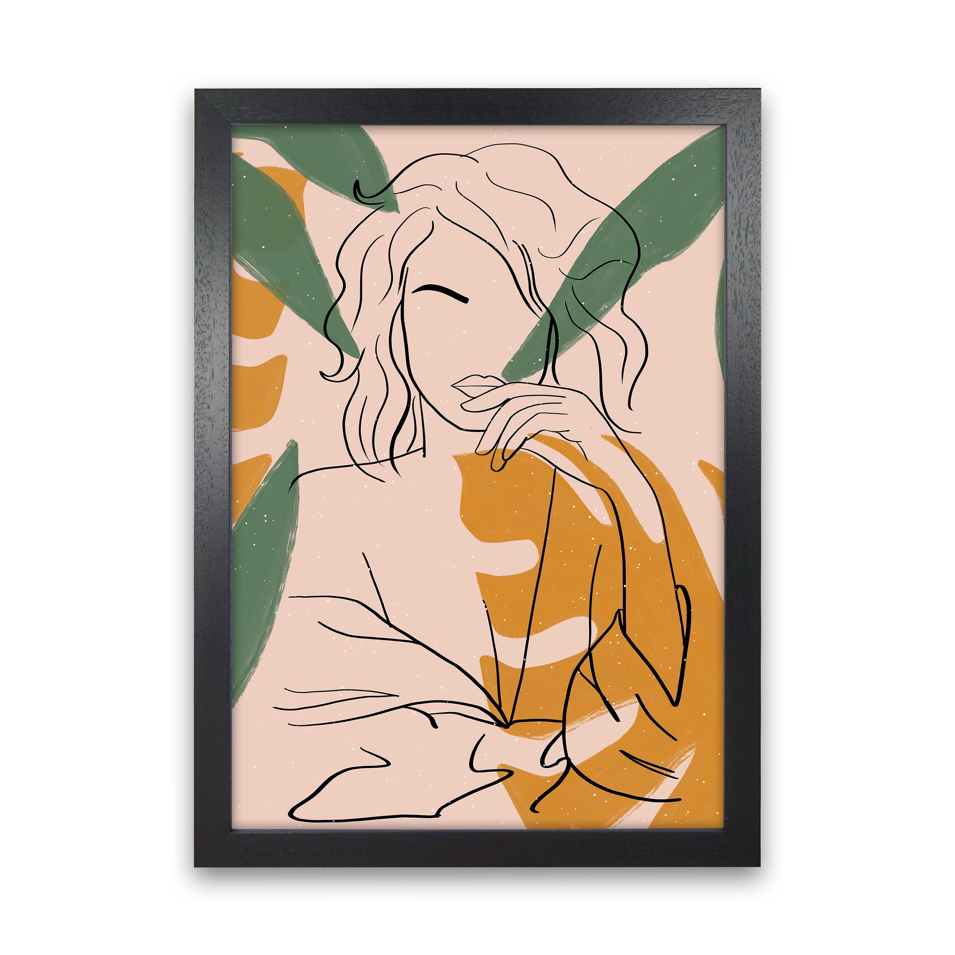 Girl 2 2x3 Art Print by Essentially Nomadic Black Grain