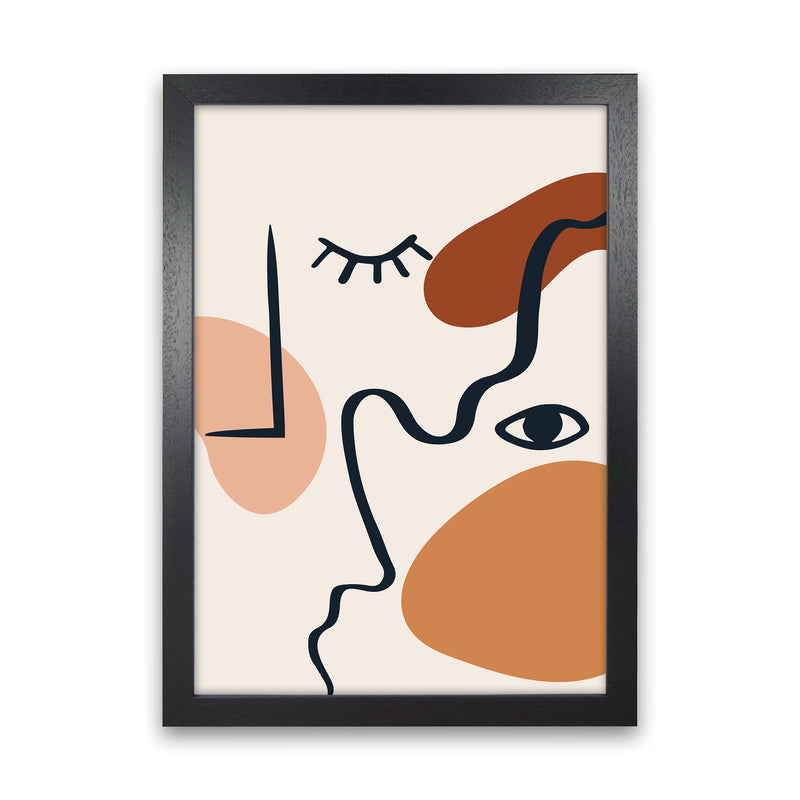 Abstract Lines Art Print by Essentially Nomadic Black Grain