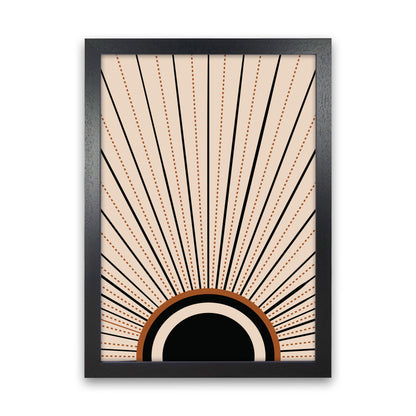 Boho Sunrise 2 Art Print by Essentially Nomadic Black Grain