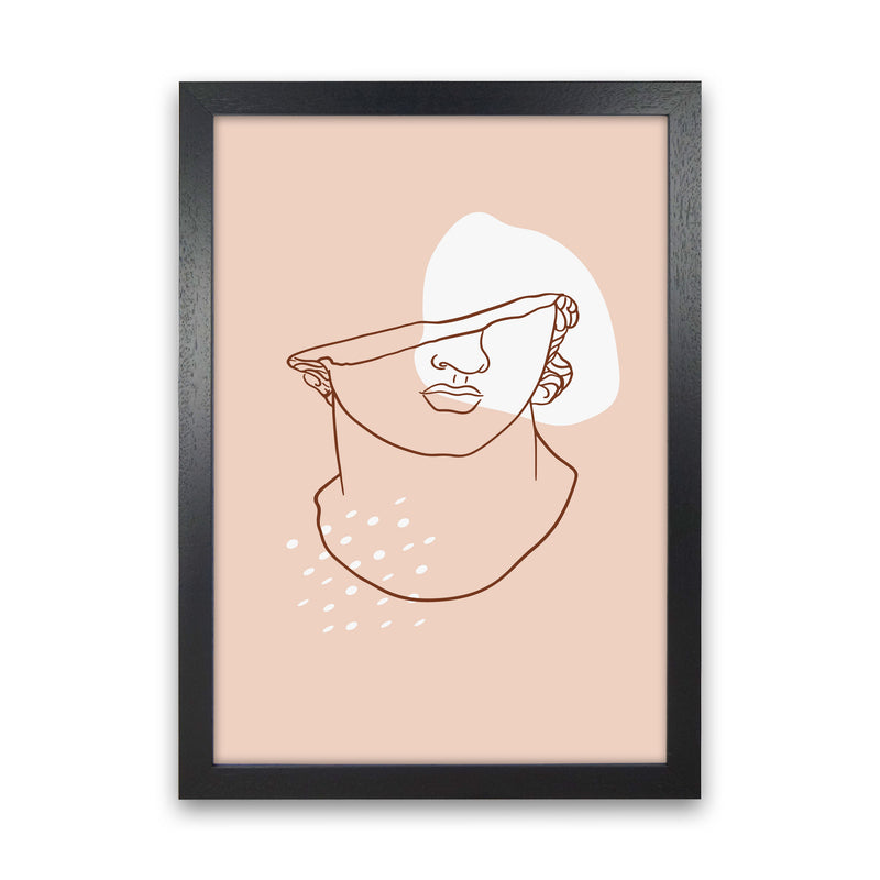 Greek Head Art Print by Essentially Nomadic Black Grain