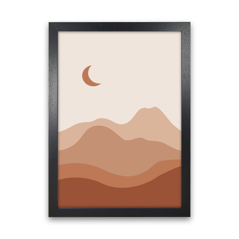 Mountain Landscape Art Print by Essentially Nomadic Black Grain