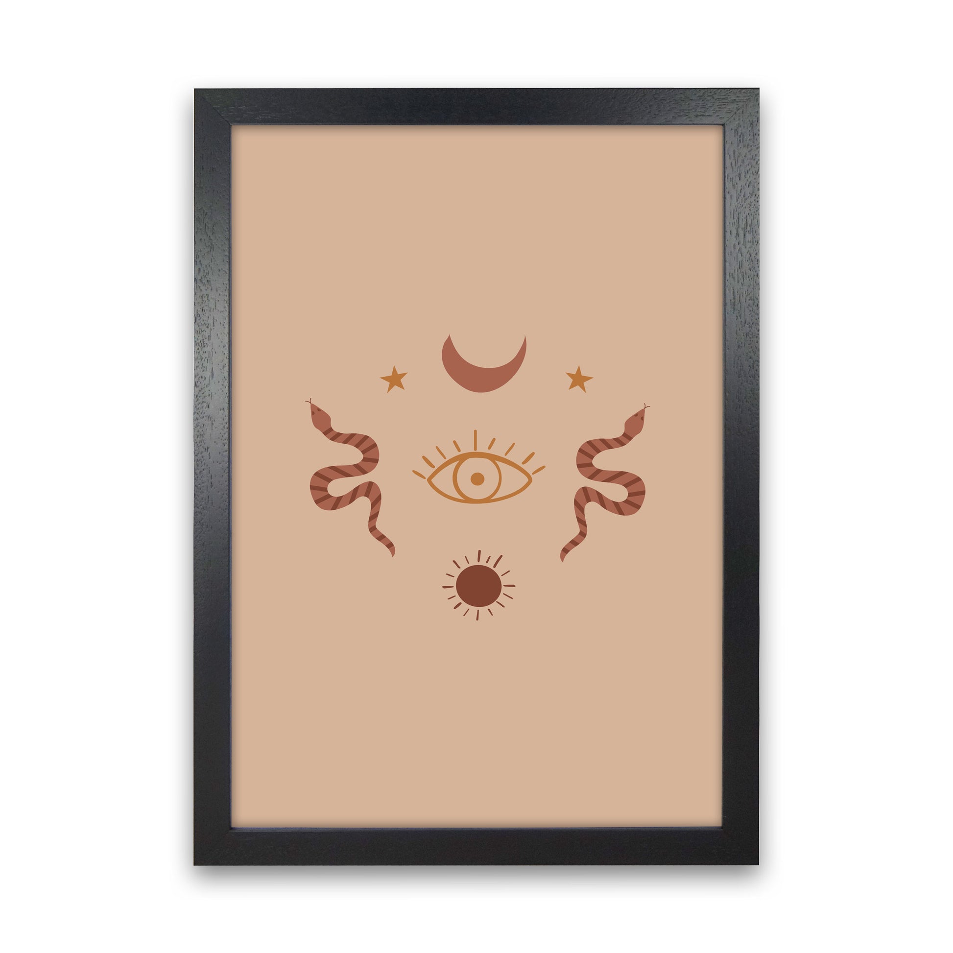 Mystical Art Print by Essentially Nomadic Black Grain