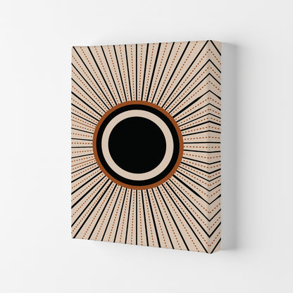 Boho Sun 1 Art Print by Essentially Nomadic Canvas