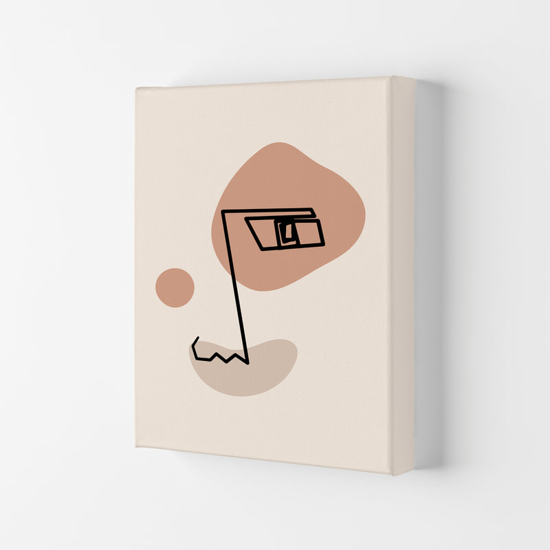 Absract 1 Face Line Art Art Print by Essentially Nomadic Canvas