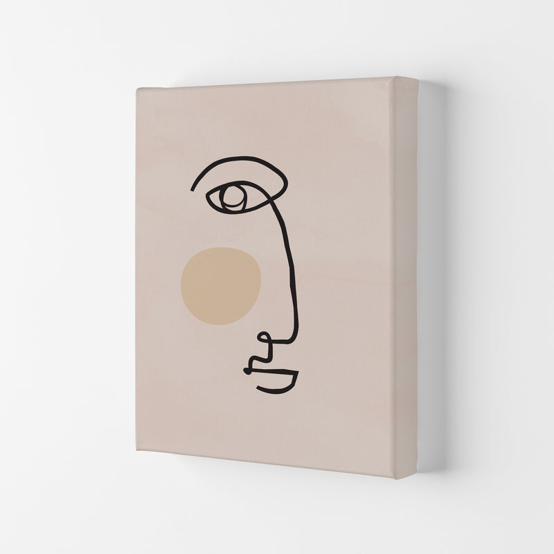 Absract 2 Face Line Art Art Print by Essentially Nomadic Canvas