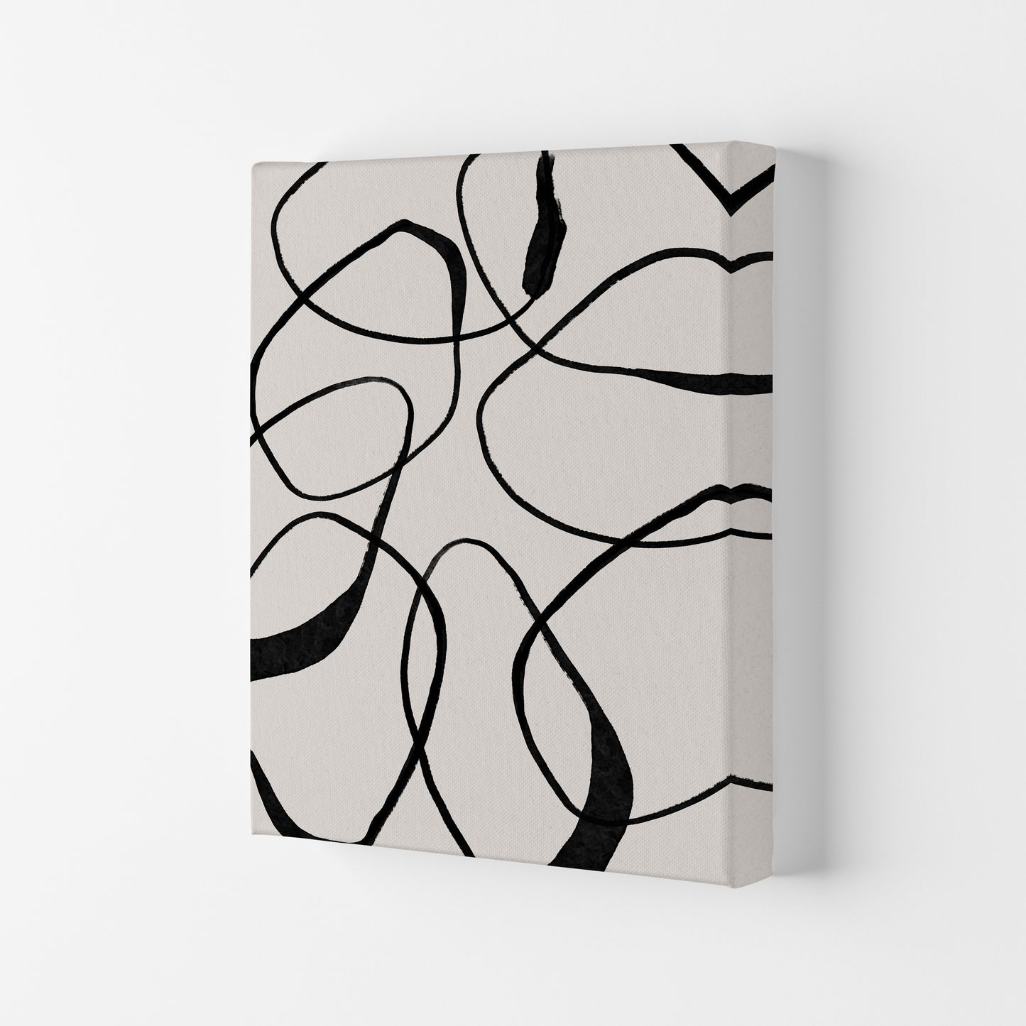Abstract Scribble Art Print by Essentially Nomadic Canvas