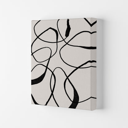 Abstract Scribble Art Print by Essentially Nomadic Canvas
