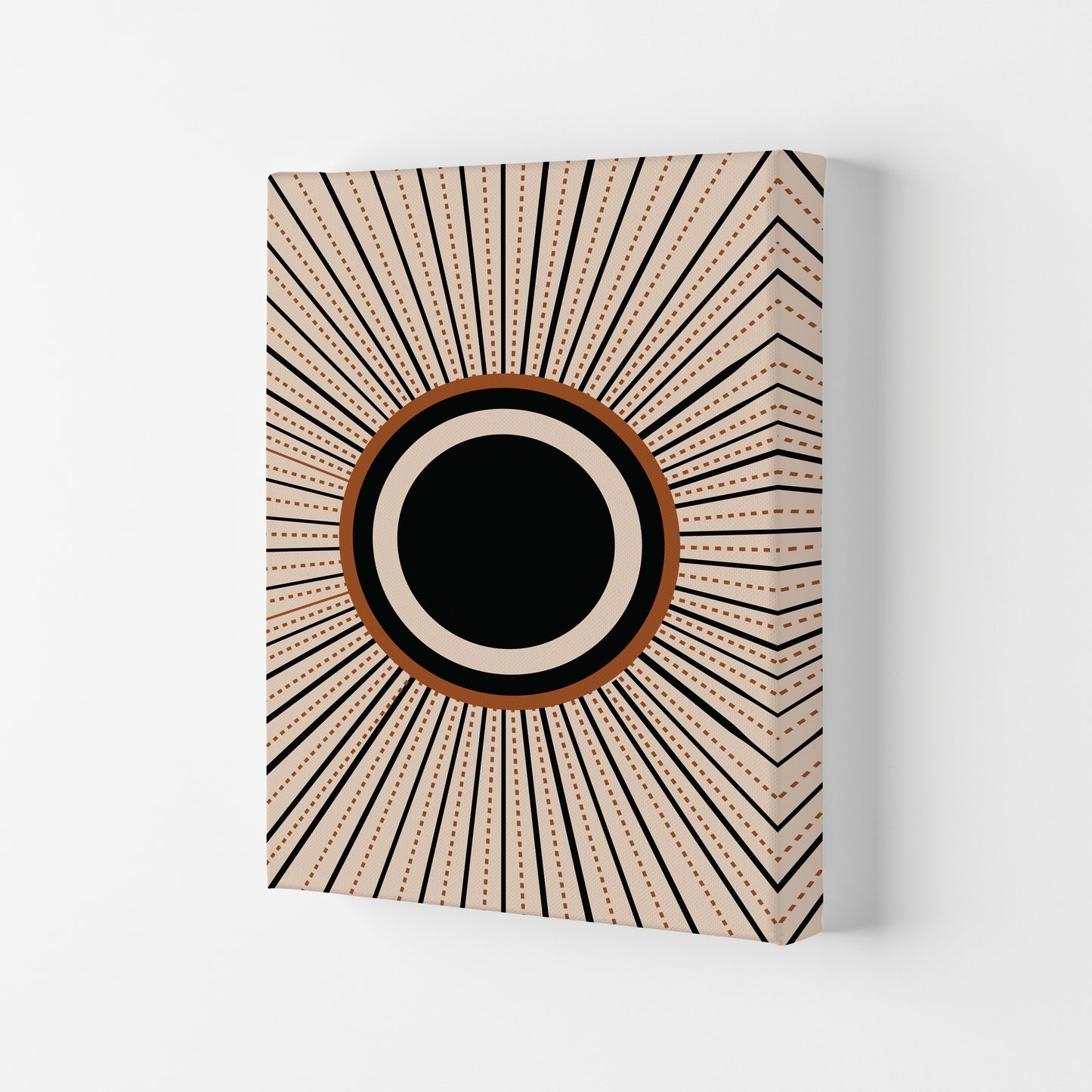 Boho Sun 1 Art Print by Essentially Nomadic Canvas