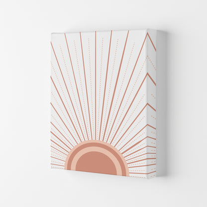 Boho Sunrise Art Print by Essentially Nomadic Canvas