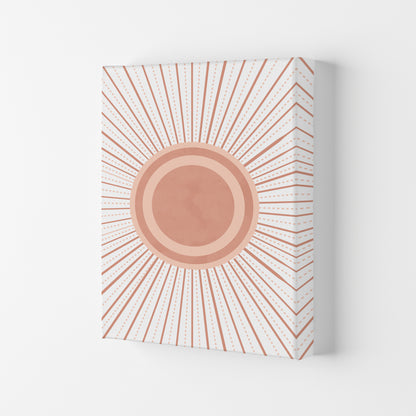 Boho Sun Art Print by Essentially Nomadic Canvas