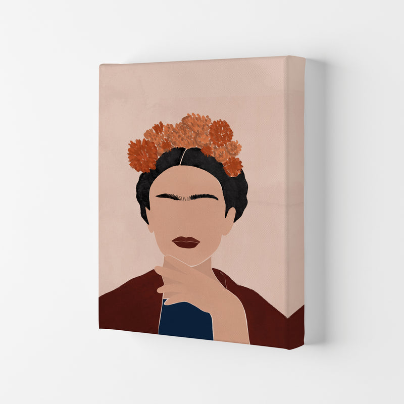 Frida Illustration Art Print by Essentially Nomadic Canvas
