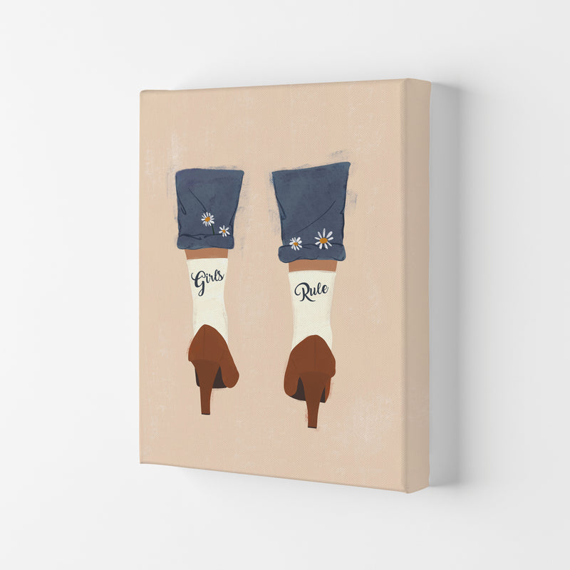 Girls Rule Art Print by Essentially Nomadic Canvas