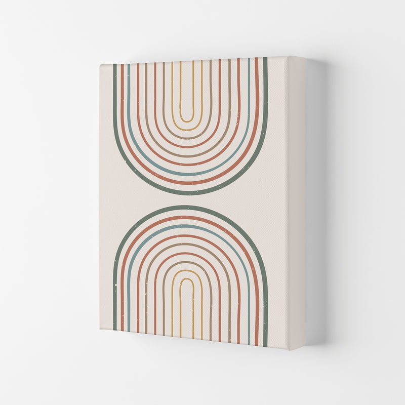 Mid Century Rainbow Art Print by Essentially Nomadic Canvas