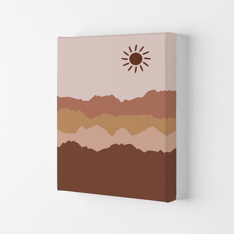 Mountain Sun Art Print by Essentially Nomadic Canvas