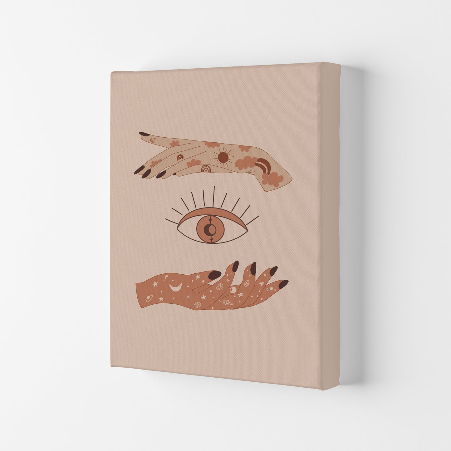 Mystical Celestial Eye Art Print by Essentially Nomadic Canvas