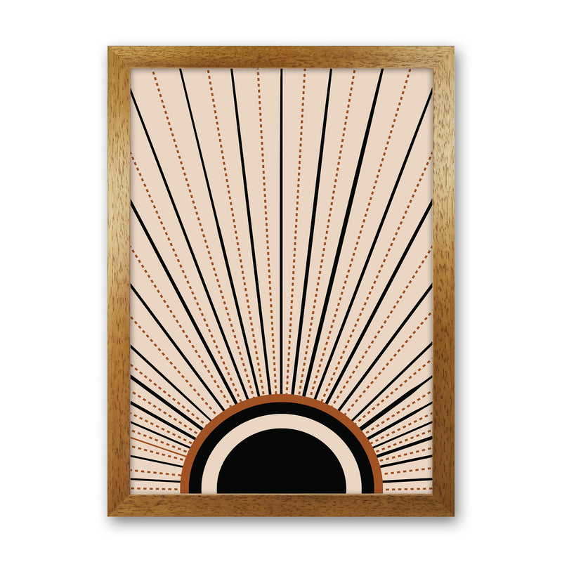 Boho Sunrise 2 Art Print by Essentially Nomadic Oak Grain