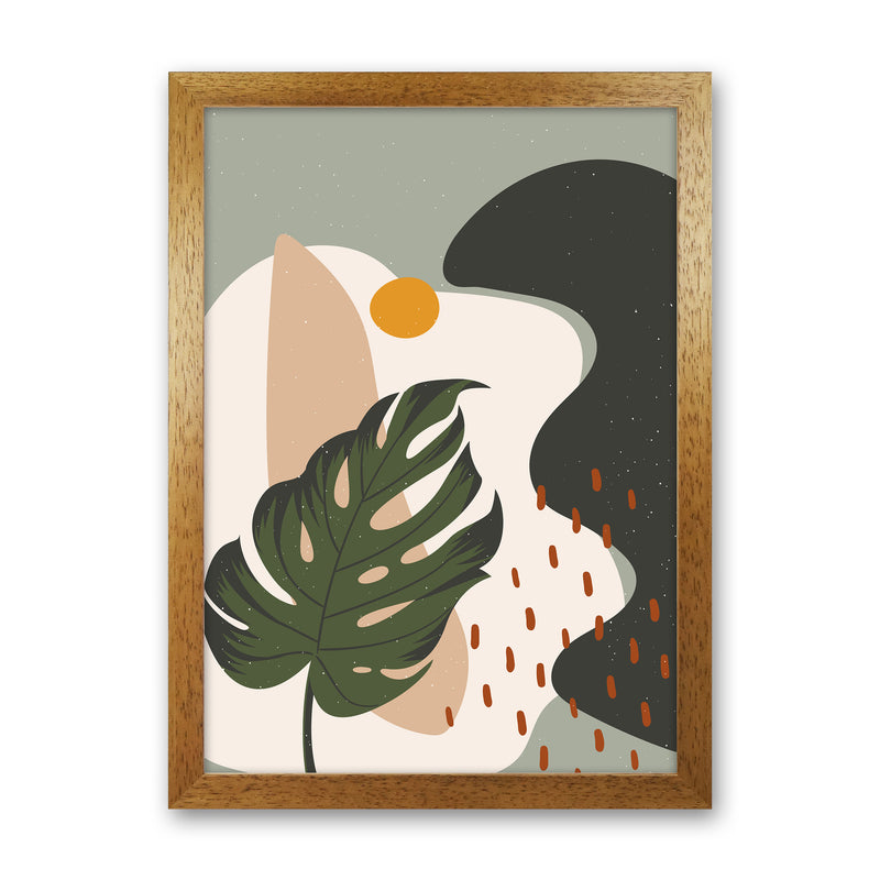 Botanical Abstract Art Print by Essentially Nomadic Oak Grain