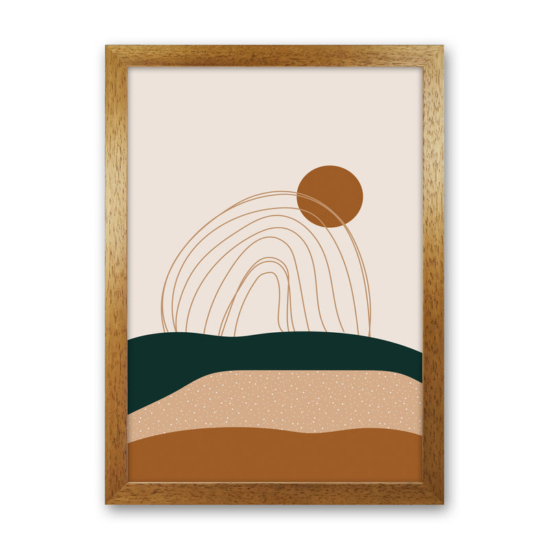 Abstract Rainbow Landscape Art Print by Essentially Nomadic Oak Grain