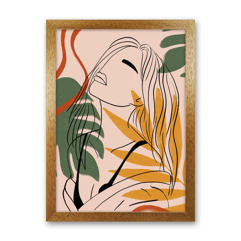 Girl 1 2x3 Art Print by Essentially Nomadic Oak Grain
