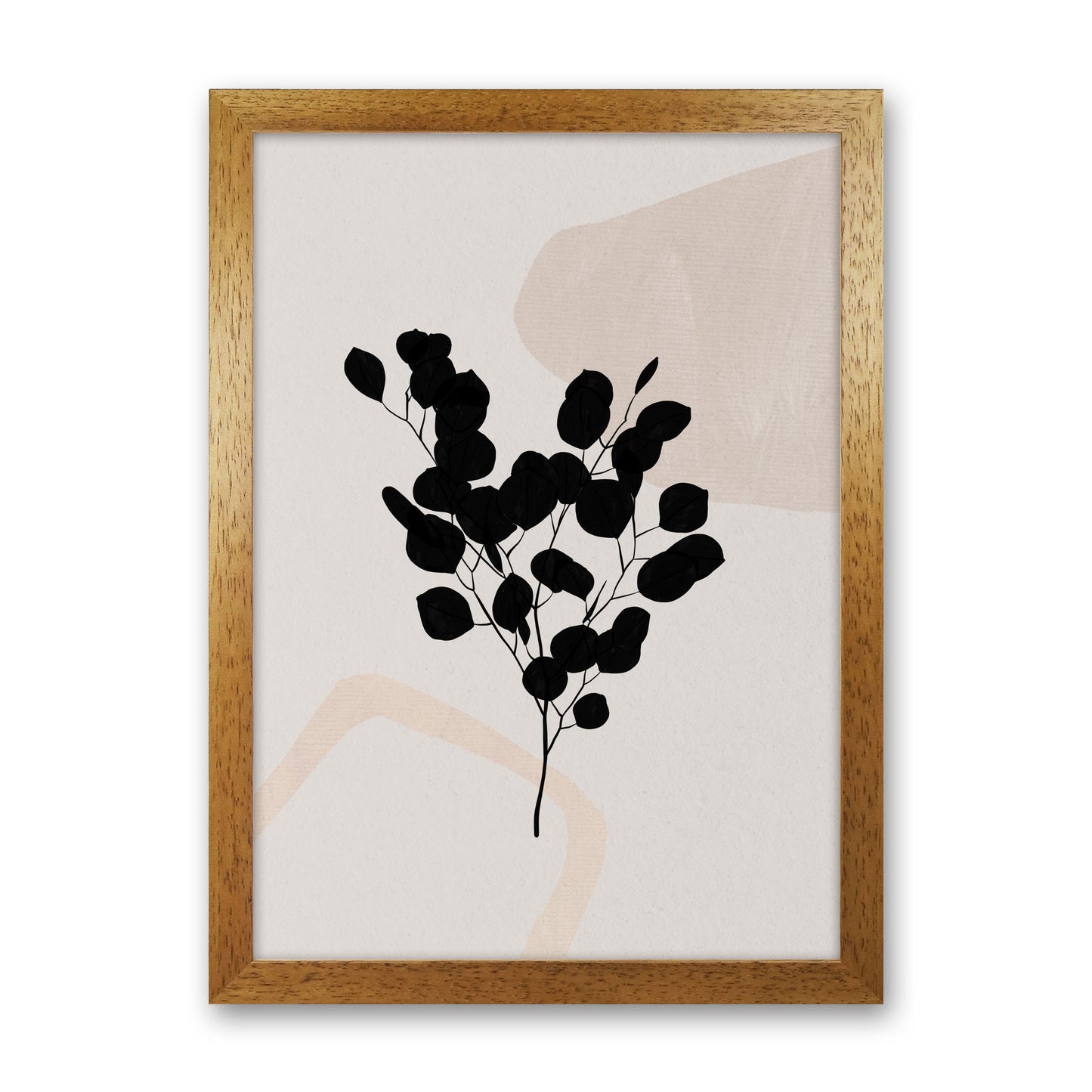 Abstract Eucalyptus Leaf Art Print by Essentially Nomadic Oak Grain