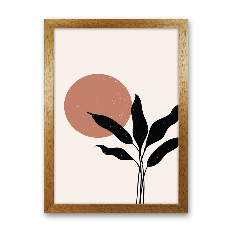 Abstract Leaf Sun Art Print by Essentially Nomadic Oak Grain