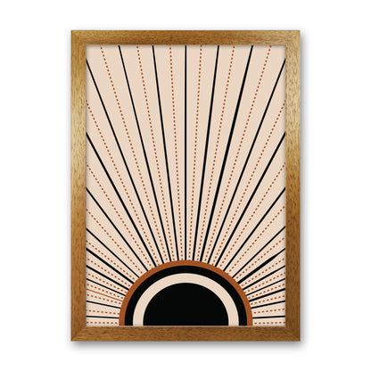 Boho Sunrise 2 Art Print by Essentially Nomadic Oak Grain