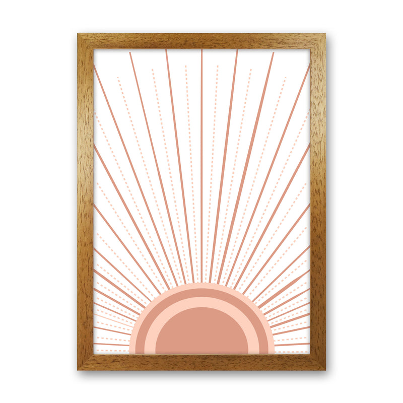 Boho Sunrise Art Print by Essentially Nomadic Oak Grain