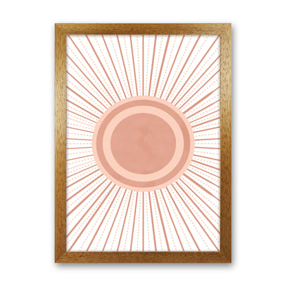 Boho Sun Art Print by Essentially Nomadic Oak Grain