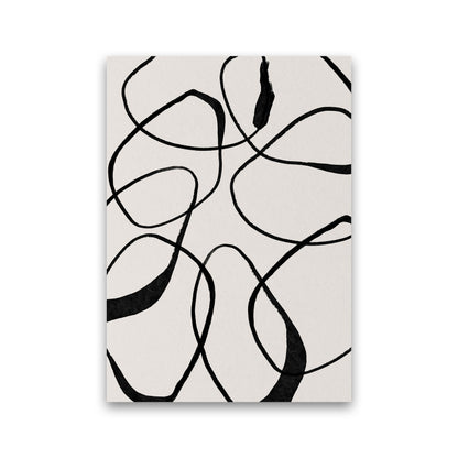 Abstract Scribble Art Print by Essentially Nomadic Print Only