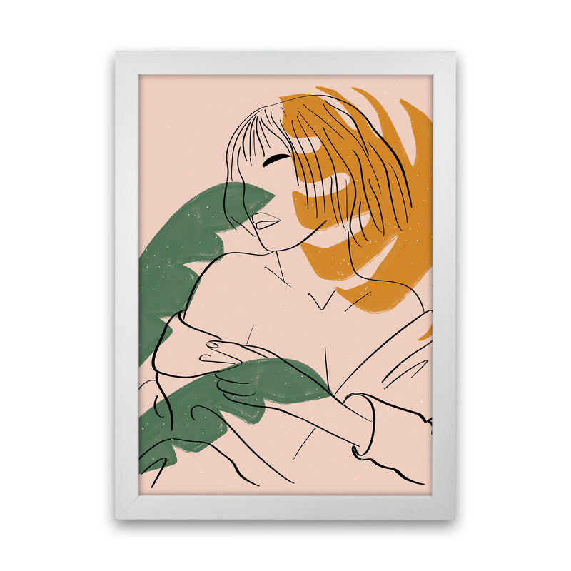 Girl Art Print by Essentially Nomadic White Grain