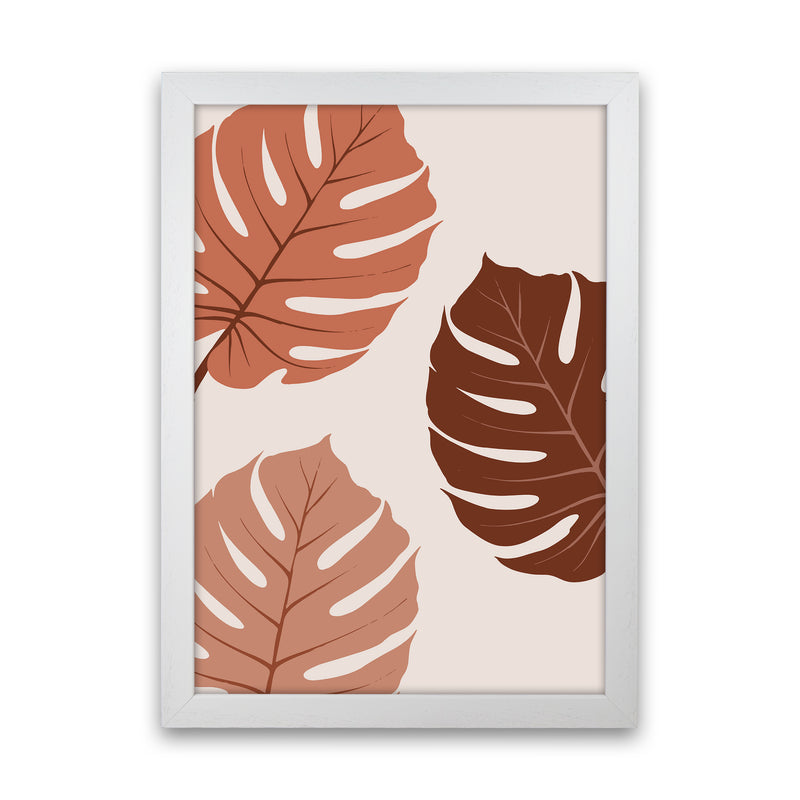 Monstera Leaf 01 Art Print by Essentially Nomadic White Grain