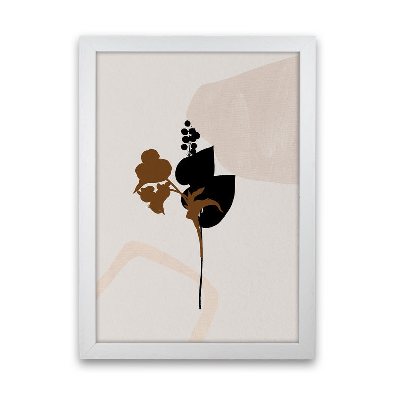 Abstract Leaf 2 Art Print by Essentially Nomadic White Grain