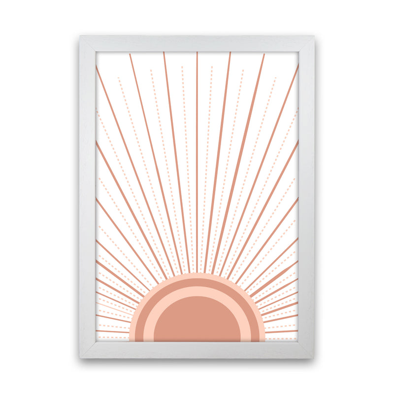 Boho Sunrise Art Print by Essentially Nomadic White Grain
