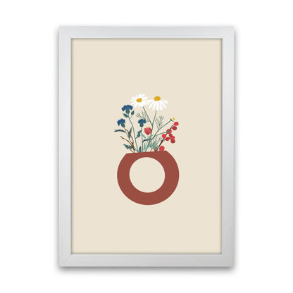 Vase With Flowers Art Print by Essentially Nomadic White Grain