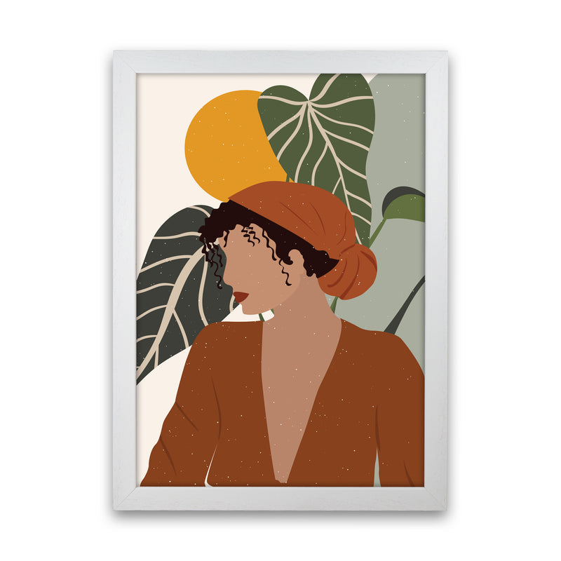 Girl Boho Art Print by Essentially Nomadic White Grain