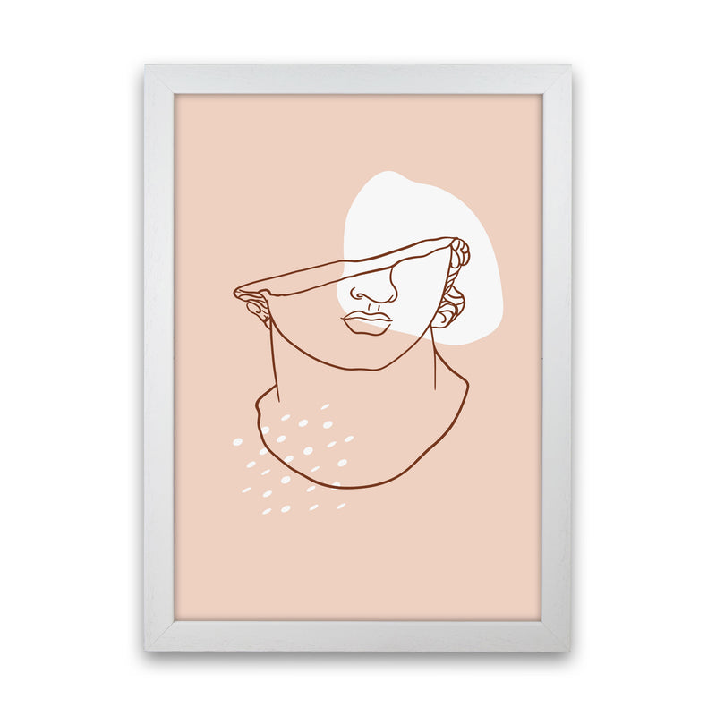 Greek Head Art Print by Essentially Nomadic White Grain