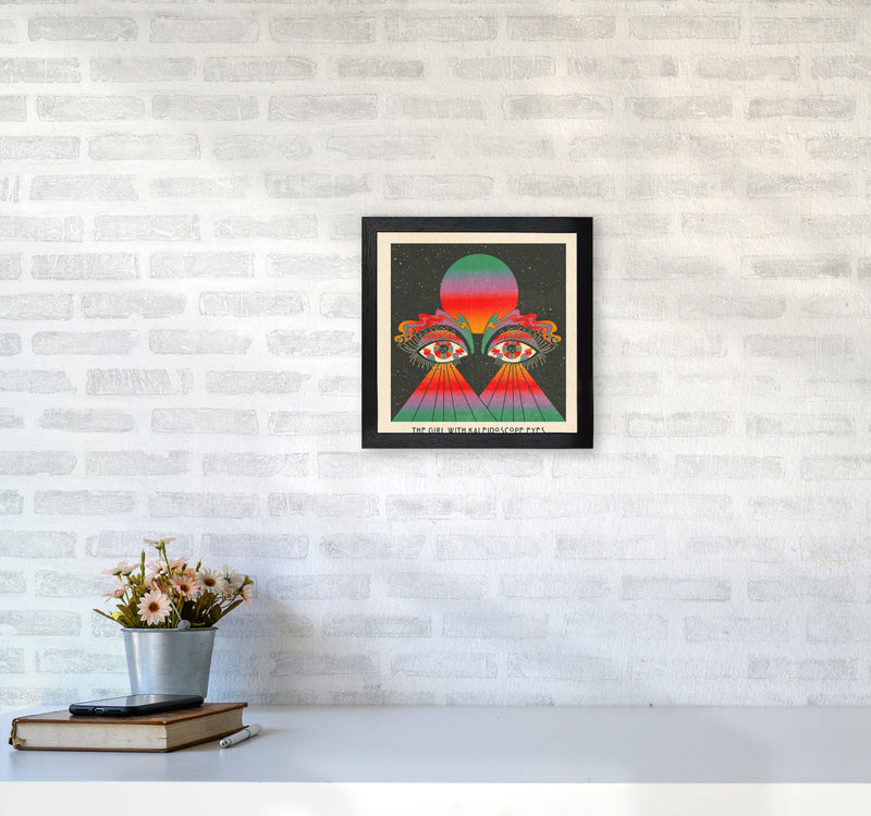 The Girl - Text 2 Art Print by Inktally3030 White Frame