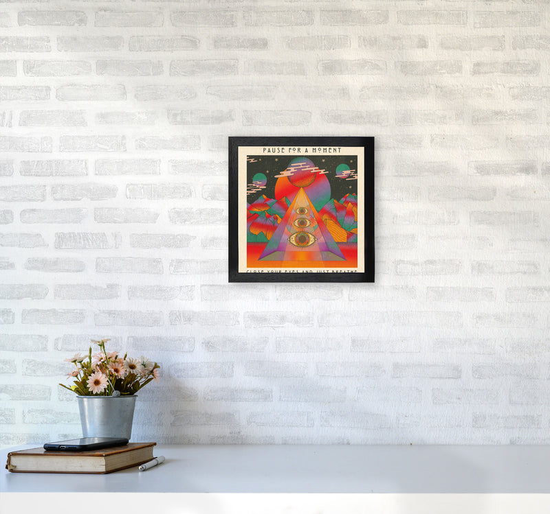 Breathe Final For Print Art Print by Inktally3030 White Frame