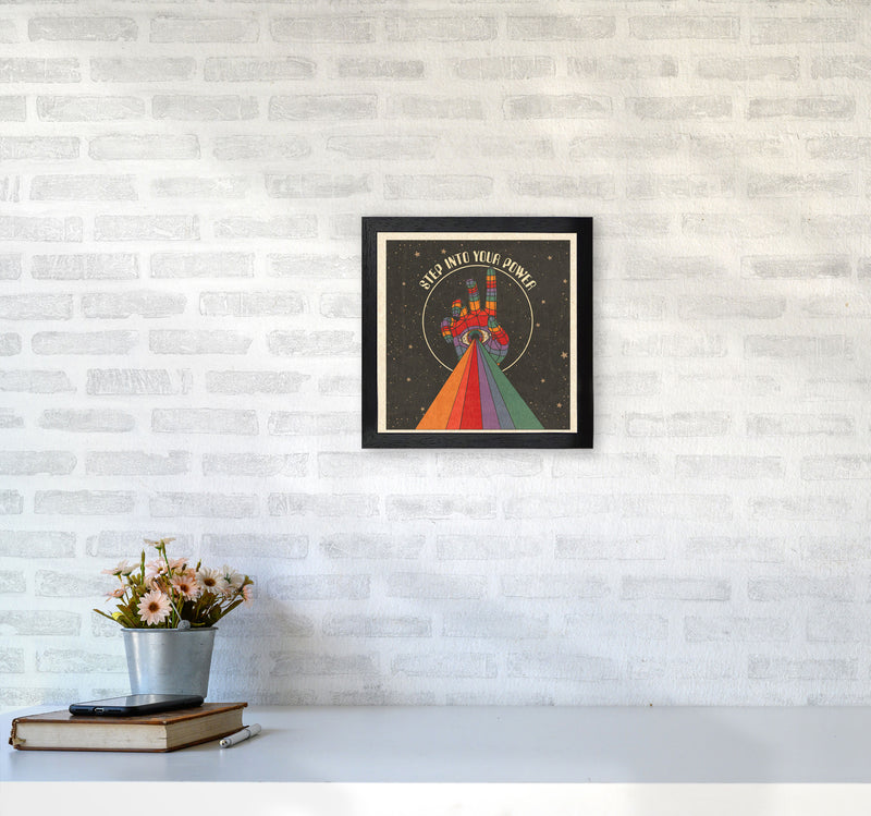 Power Final Art Print by Inktally3030 White Frame