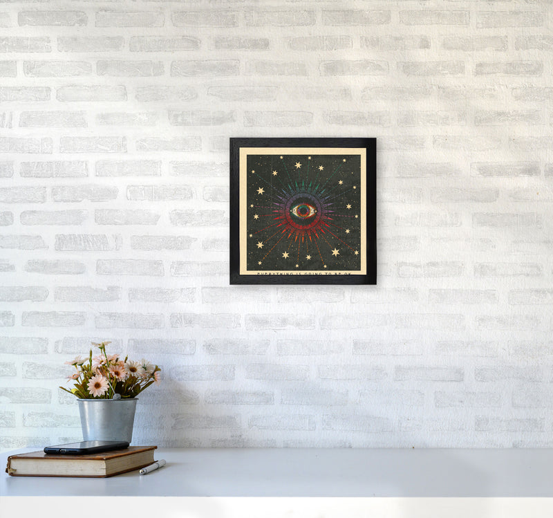 Everything Is Going To Be Ok Art Print by Inktally3030 White Frame