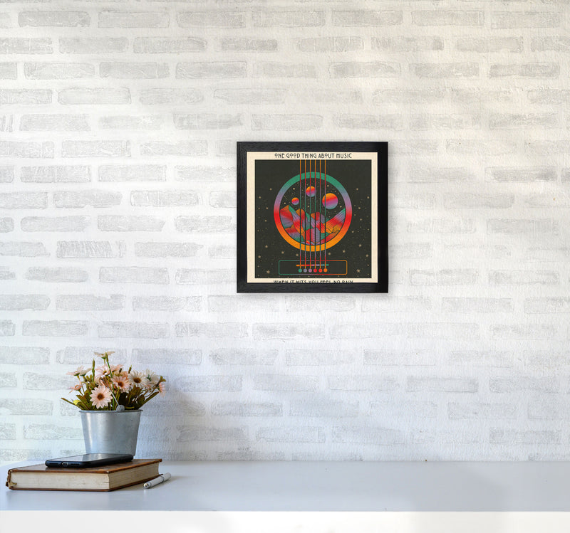 Trench Town Rock Art Print by Inktally3030 White Frame