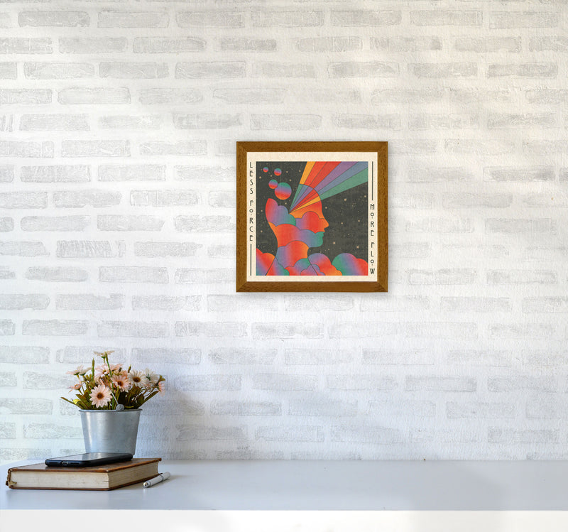Less Force More Flow Art Print by Inktally3030 Print Only
