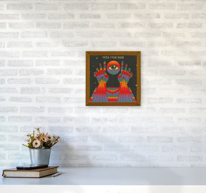 Open Your Mind - Textured 1000Px Art Print by Inktally3030 Print Only