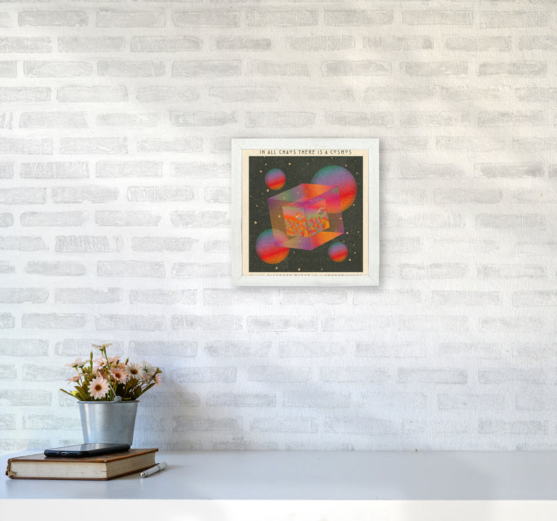 In All Chaos - 7000Px Art Print by Inktally3030 Oak Frame