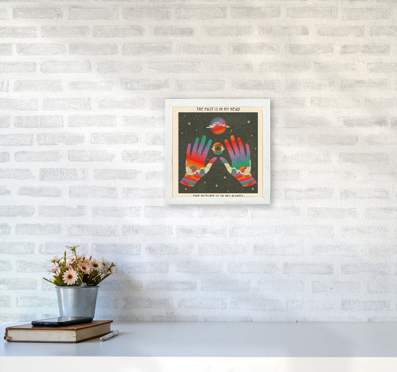 My Hands Final For Print Art Print by Inktally3030 Oak Frame